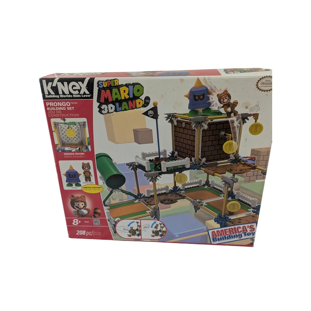 Knex Super Mario 3D Land‎ Prongo Building Set 208 Pcs Limited Edition